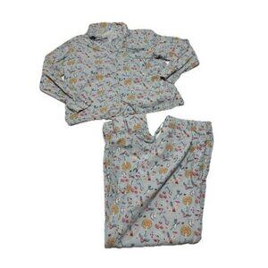 Cath Kidston Women’s Blue Cupid Heart Valentines Pajama Set Medium